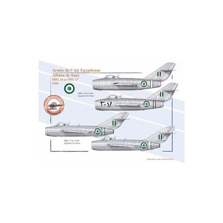 MIG 15 and MIG 17, Suez case, 1956