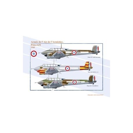 Potez 631, Armistice Air Force, 1940