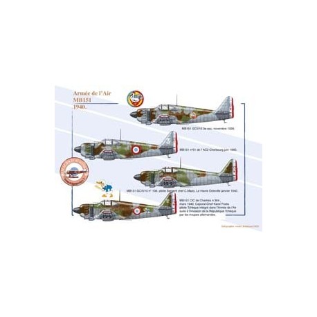 MB151 - Armée de l'Air, 1940