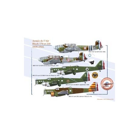 Bloch 174 et 210 - Armée de l'Air, 1939-1944
