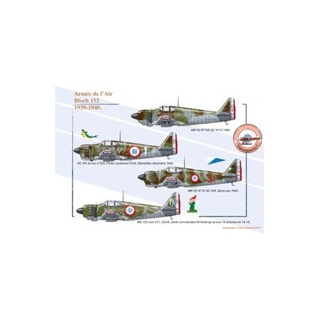 Bloch 152 - Armée de l'Air, 1939-1940