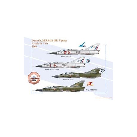 Dassault, Mirage IIIB biplace - Armée de l'Air, 1960