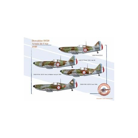 Dewoitine D520 - French Air Force, 1940