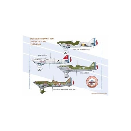 Dewoitine D500 et 510 - Armée de l'Air, 1937-1940