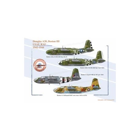 Douglas A-20, Boston III - USAF and RAF, 1942-1944