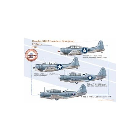 Douglas, SBD3 Dauntless, Devastator - US Navy, 1942