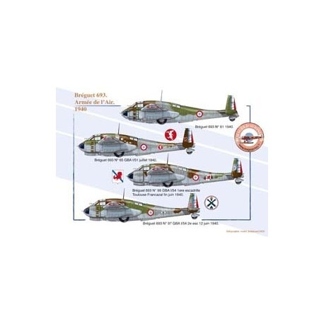 Breguet 693 - Armée de l'Air, 1940