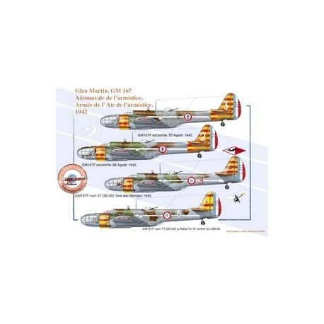 Glen Martin, GM 167 - Aéronavale de l'armistice, Armée de l'Air de l'armistice, 1942