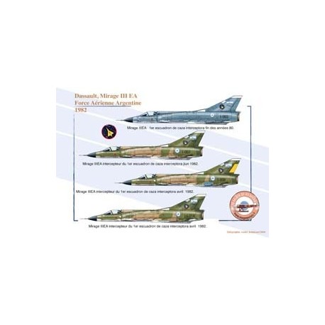 Dassault Mirage III EA - Argentine Air Force, 1982