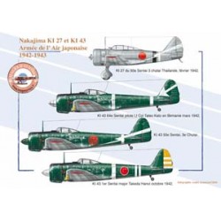 Nakajima KI 27 et KI 43 - Armée de l'Air japonaise, 1942-1943
