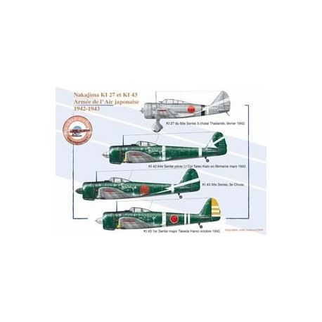 Nakajima KI 27 et KI 43 - Armée de l'Air japonaise, 1942-1943