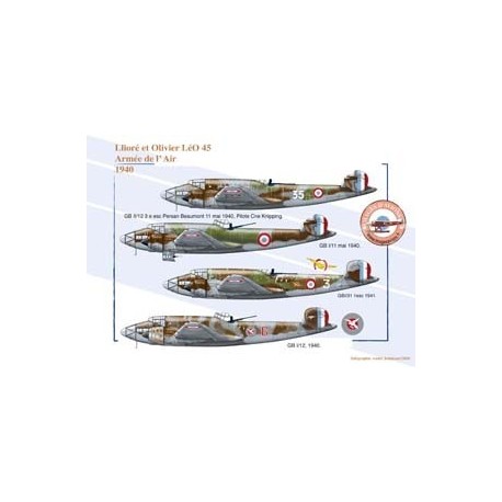 Lioré et Olivier LéO 45 - Armée de l'Air, 1940