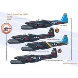 North American F82G - USAF, 1950