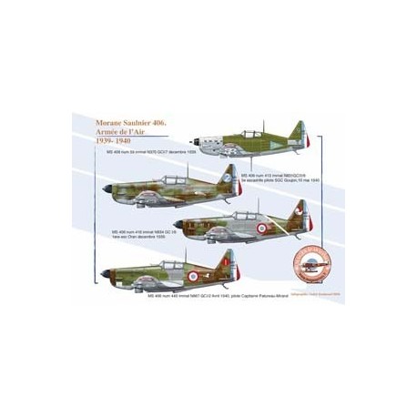Morane Saulnier 406 - Armée de l'Air, 1939-1940